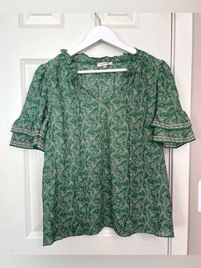 Max Studio Floral Blouse NWOT